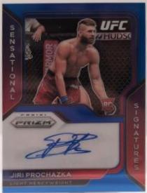 Jiri Prochazka 2021 Panini Prizm UFC Sensational Signatures #25 Blue