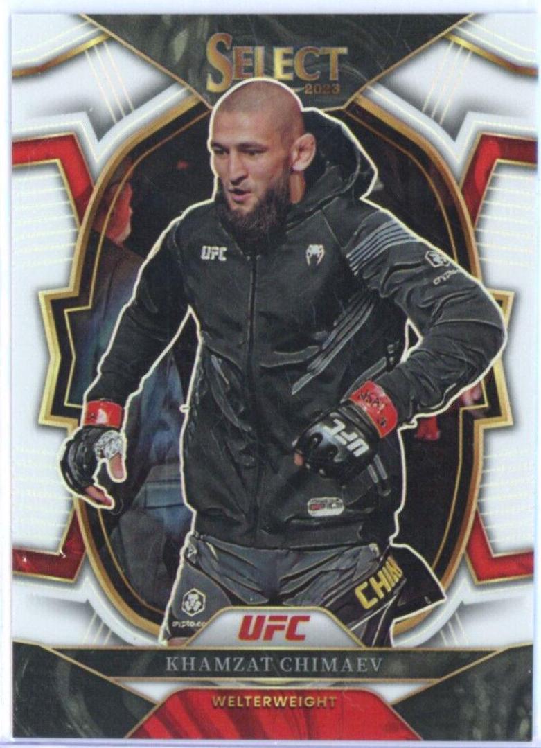 Khamzat Chimaev 2023 Panini Select UFC Concourse #55 White