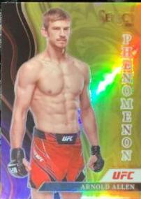 Arnold Allen 2022 Panini Select UFC Phenomenon #18 Gold