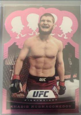 Khabib Nurmagomedov 2021 Panini Chronicles UFC Base Crown Royale #16 Pink