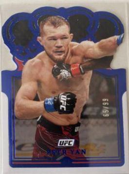 Petr Yan 2022 Panini Chronicles UFC Base Crown Royale #115 Blue