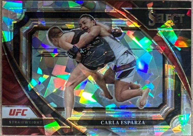 Carla Esparza 2023 Panini Select UFC Mezzanine #359 Cracked Ice