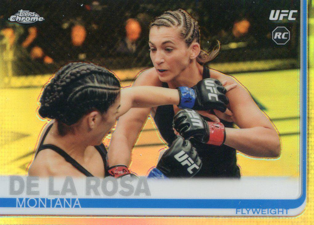 Montana De La Rosa 2019 Topps Chrome UFC Base #76 Refractor
