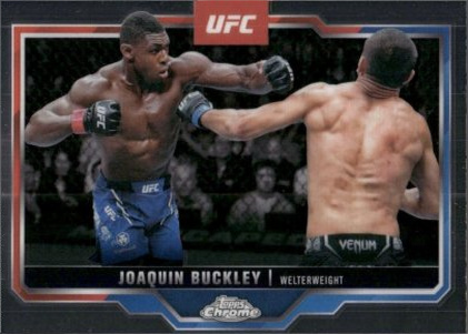 Joaquin Buckley 2025 Topps Chrome UFC Base #39 Superfractor