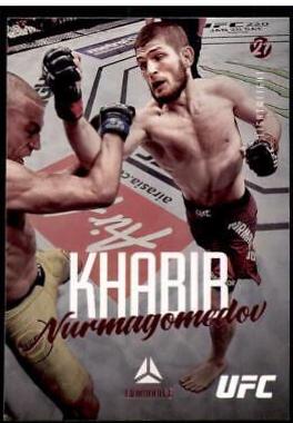 Khabib Nurmagomedov 2021 Panini Chronicles UFC Base Luminance #54 Pink
