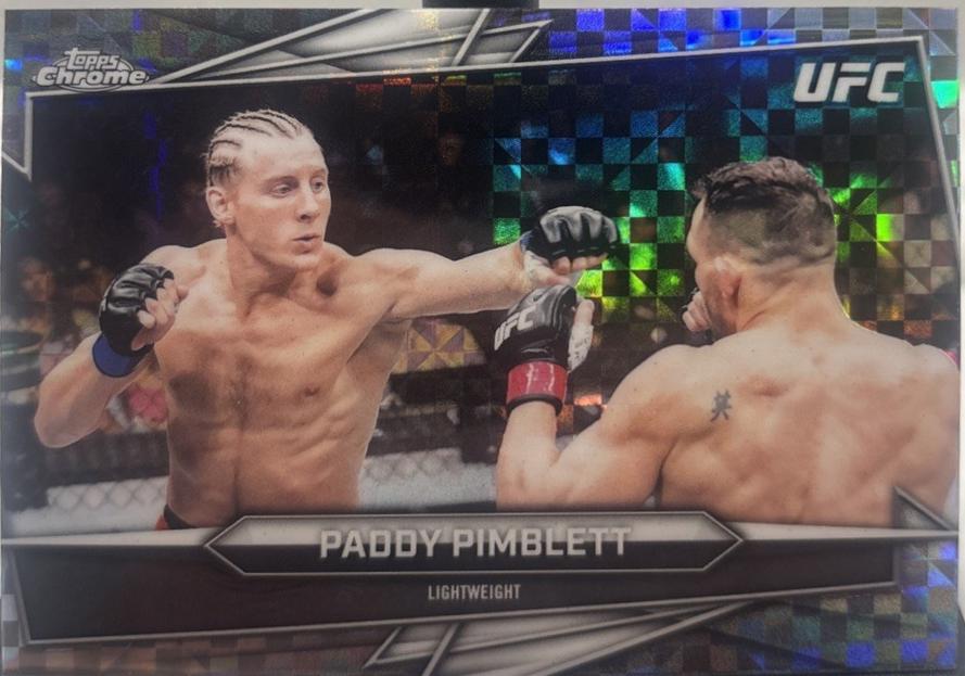 Paddy Pimblett 2026 Topps Chrome UFC Base #23 X-fractor