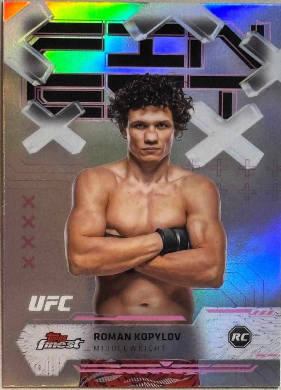 Roman Kopylov 2025 Topps Finest UFC Base Common #88 Refractor