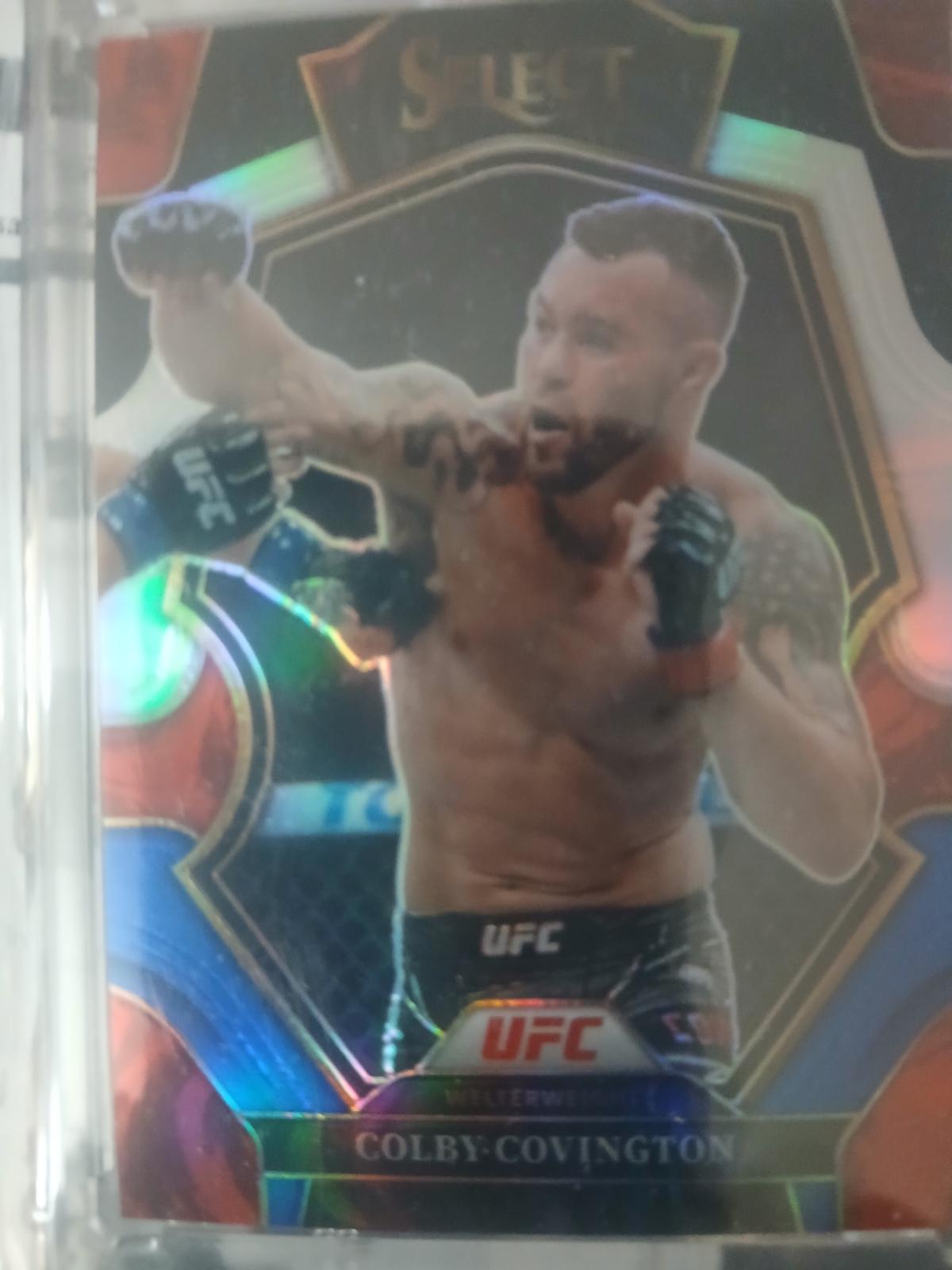 Colby Covington 2023 Panini Select UFC Premier Level #200 Black Blue