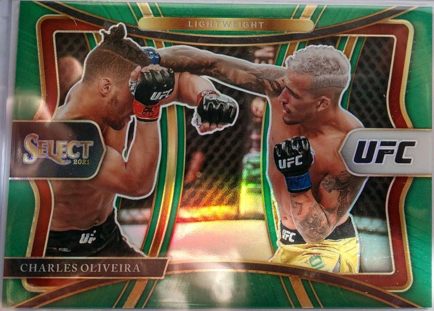 Charles Oliveira 2021 Panini Select UFC Premier Level #174 Green