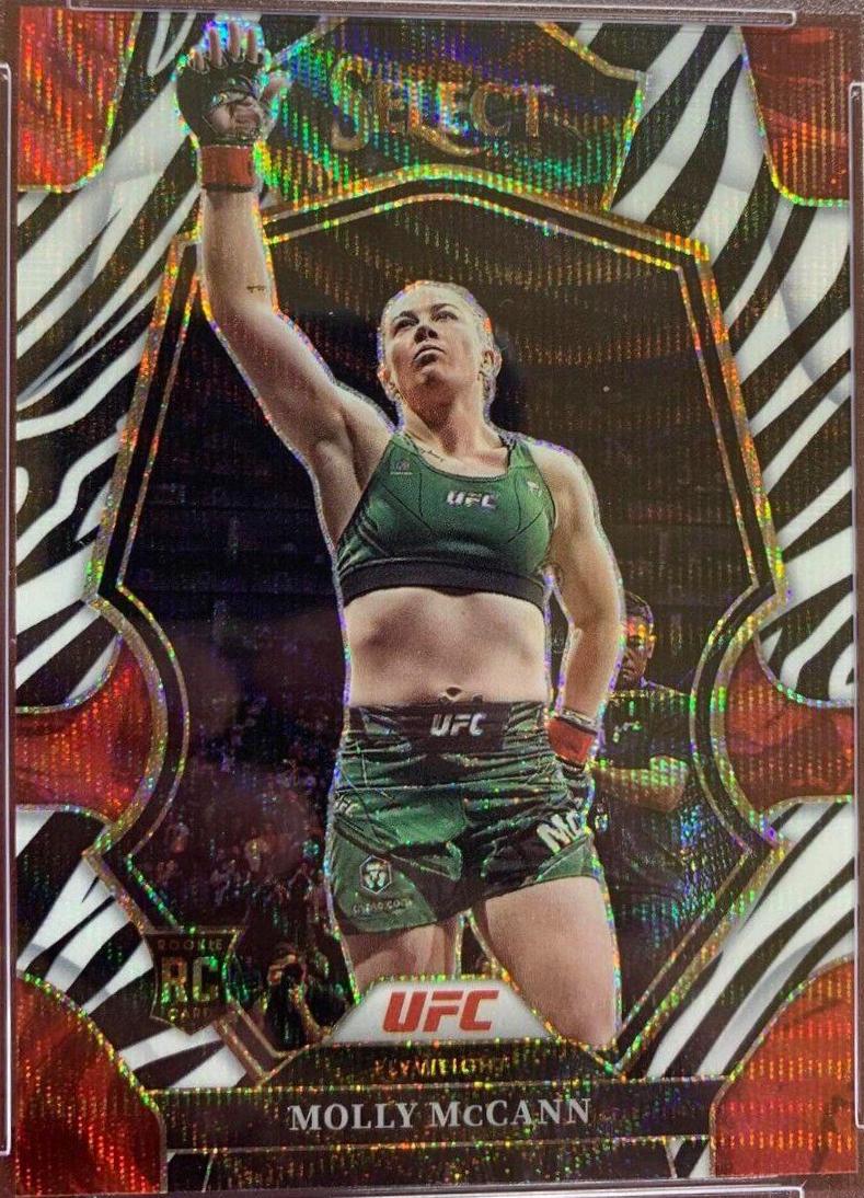 Molly McCann 2023 Panini Select UFC Premier Level #177 Zebra