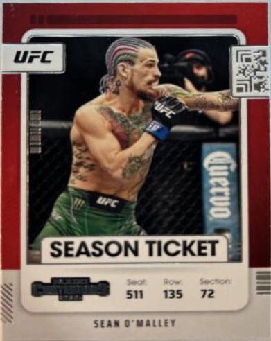 Sean O'Malley 2022 Panini Chronicles UFC Base Contenders Season Ticket #105 Bronze