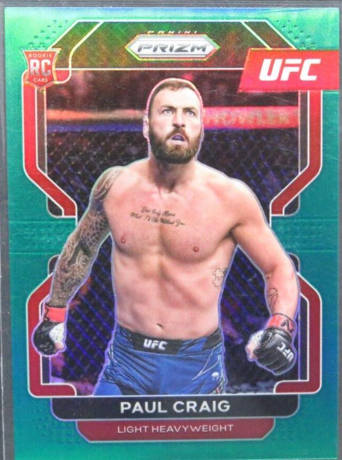 Paul Craig 2022 Panini Prizm UFC Base #170 Teal