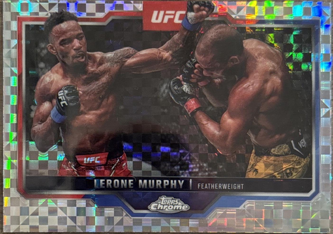 Lerone Murphy 2025 Topps Chrome UFC Base #15 Prism Refractor