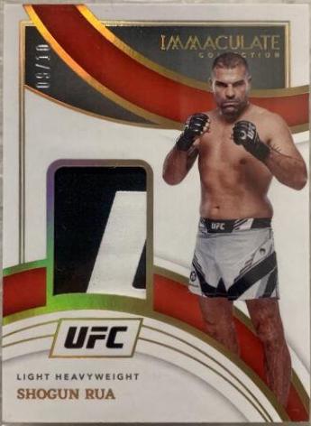 Mauricio Rua 2022 Panini Immaculate UFC Base #95 Gold