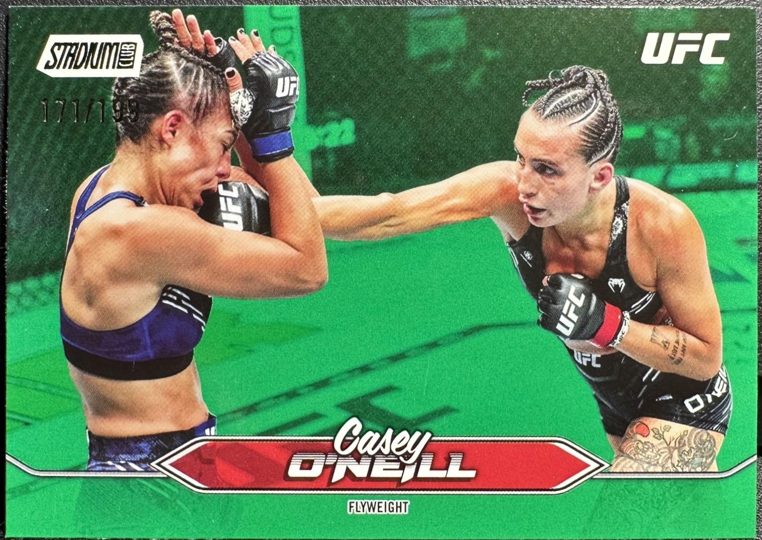 Casey O'Neill 2025 Topps Stadium Club UFC Base #63 Green