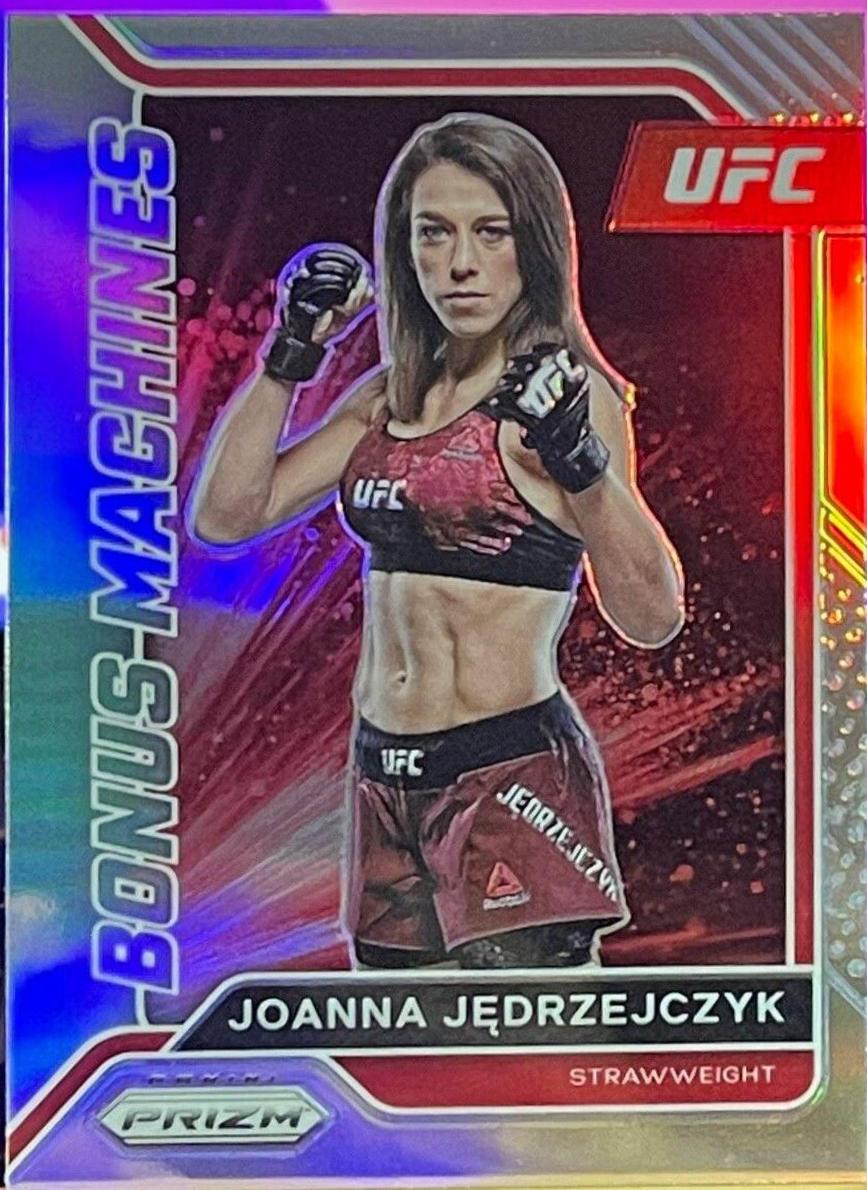 Joanna Jędrzejczyk 2022 Panini Prizm UFC Bonus Machines #20 Silver
