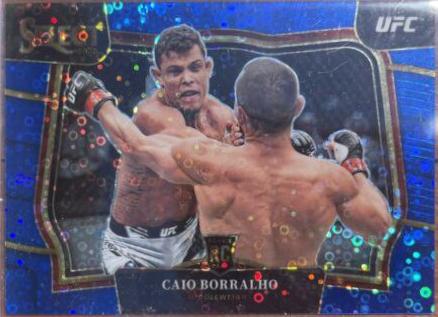 Caio Borralho 2023 Panini Select UFC Octagonside #286 Blue Disco