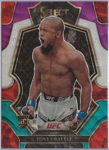 Tony Gravely 2023 Panini Select UFC Premier Level #191 Tri Color