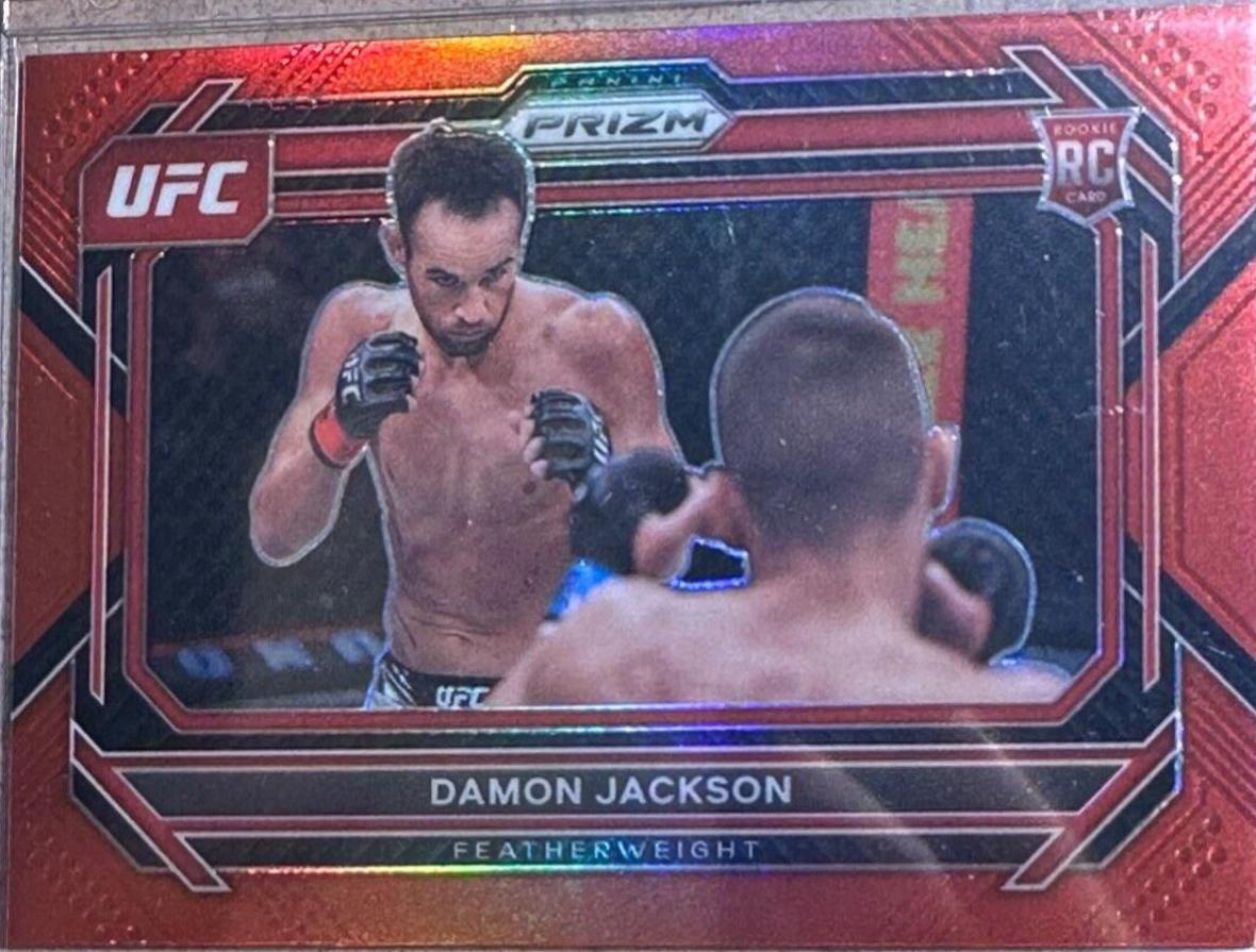 Damon Jackson 2023 Panini Prizm UFC Base #50 Red
