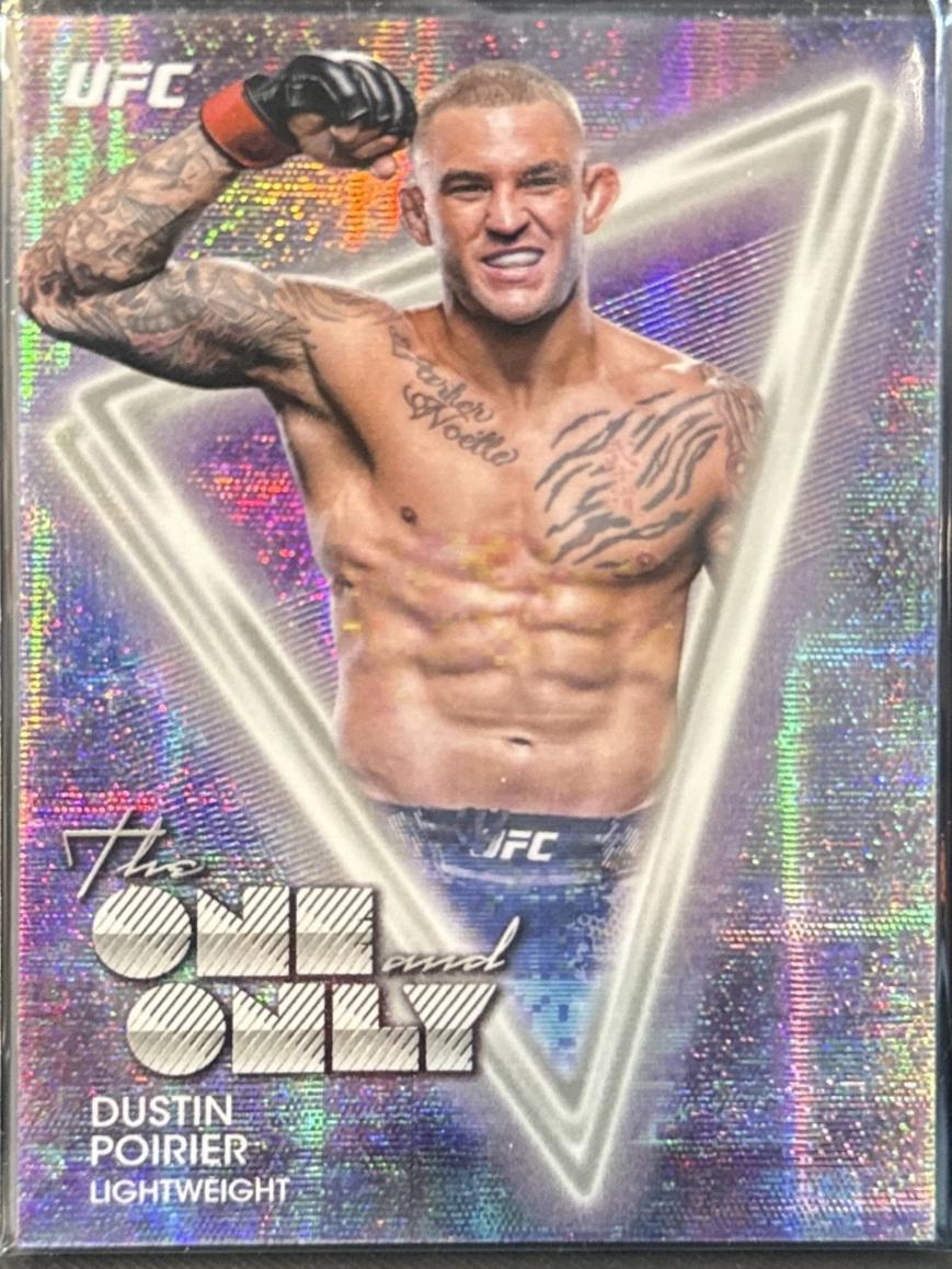 Dustin Poirier 2025 Topps Midnight UFC The One and Only #OO-8 Moon Beam