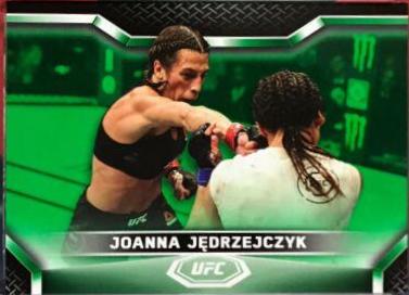 Joanna Jędrzejczyk 2020 Topps UFC Knockout Base #93 Green