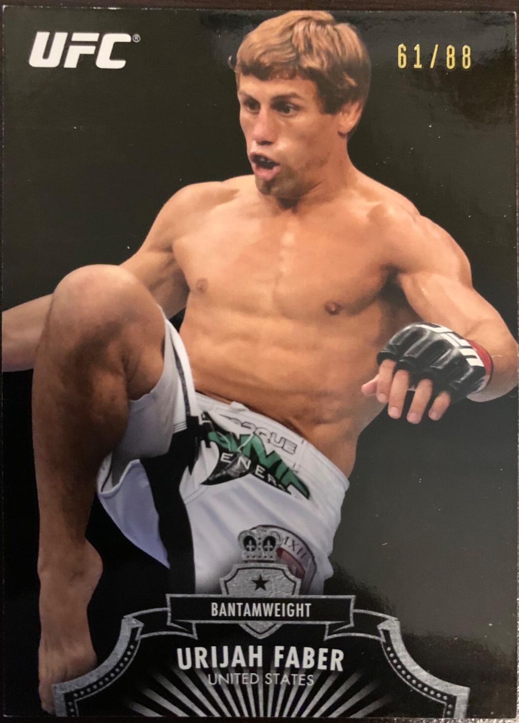 Urijah Faber 2012 Topps UFC Bloodlines Base #131 Black