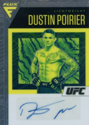 Dustin Poirier 2021 Panini Chronicles UFC Flux Auto #10 Red