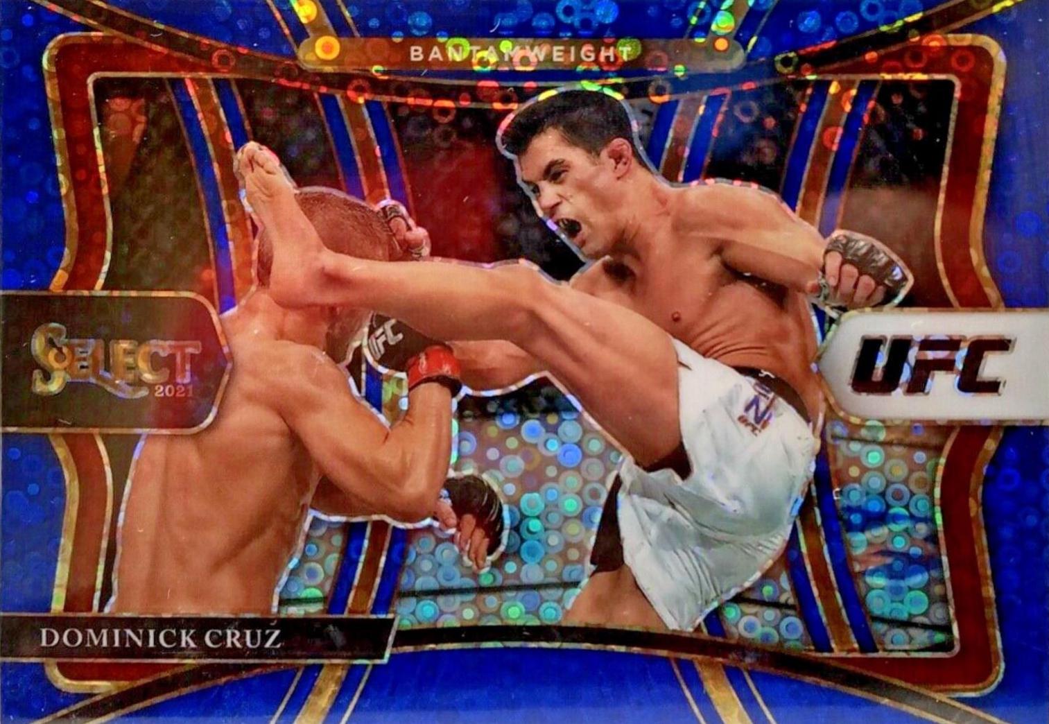 Dominick Cruz 2021 Panini Select UFC Premier Level #111 Blue Disco