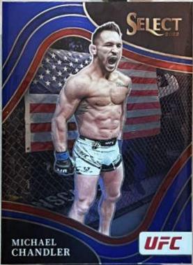 Michael Chandler 2022 Panini Select UFC Octagonside #217 Blue Prizm