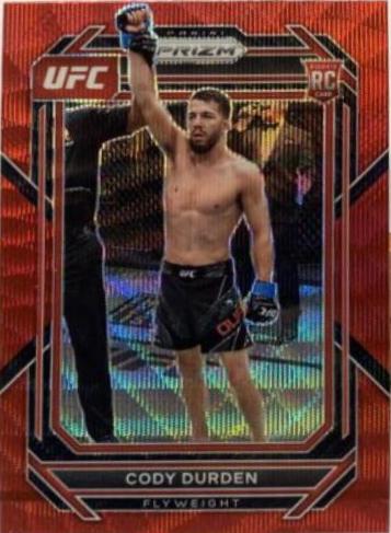 Cody Durden 2023 Panini Prizm UFC Base #112 Ruby Wave