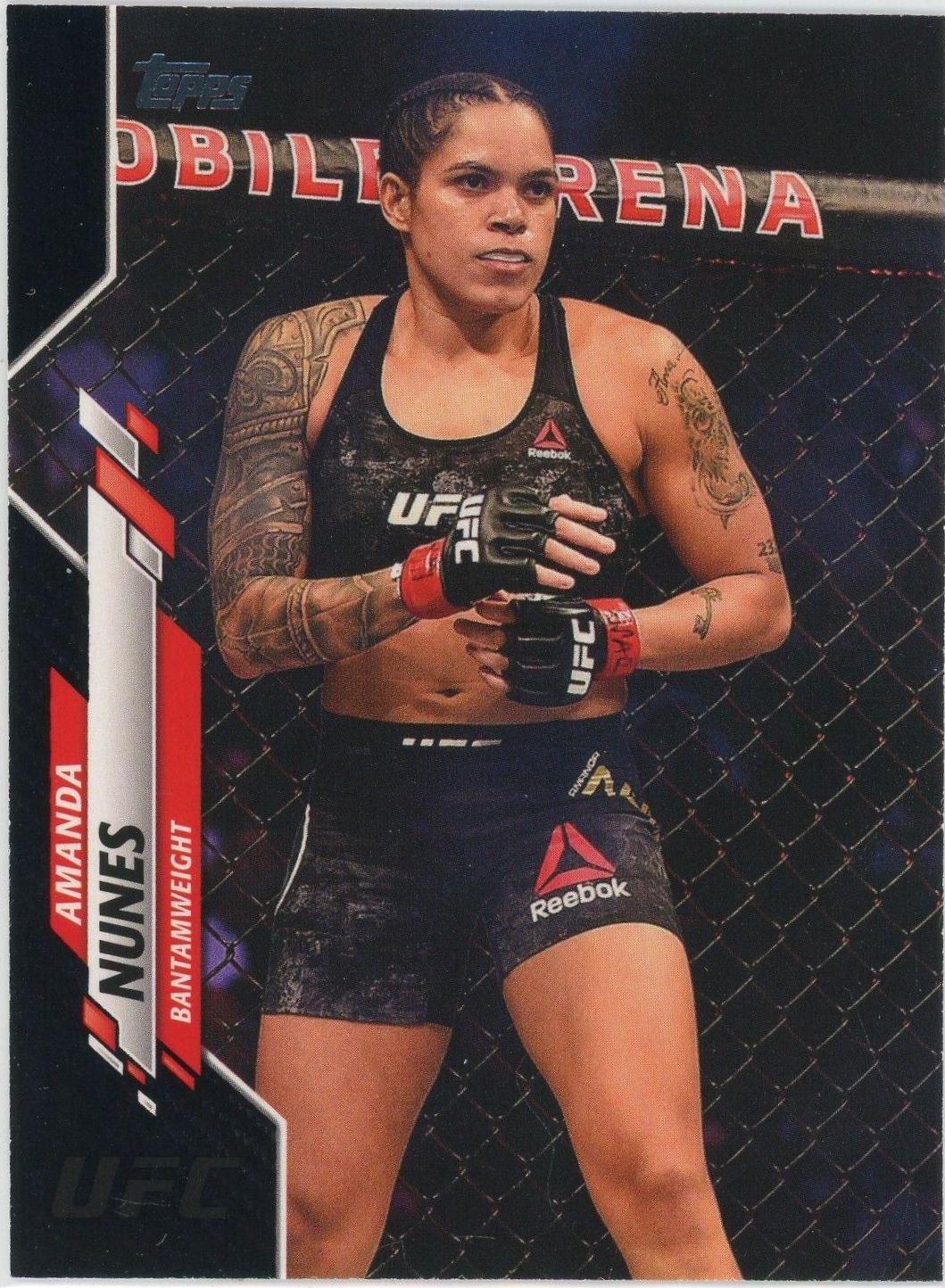 Amanda Nunes 2020 Topps UFC Base #1 Black