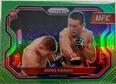 Song Kenan 2021 Panini Prizm UFC Base #167 Neon Green