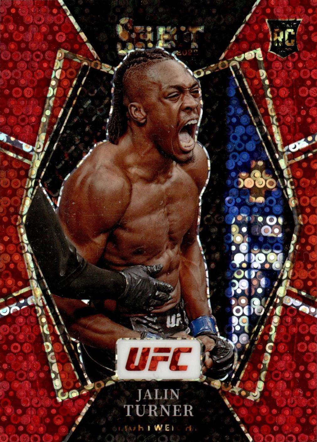 Jalin Turner 2022 Panini Select UFC Premier Level #140 Red Disco
