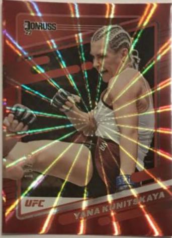 Yana Santos 2022 Panini Donruss UFC Base #112 Red