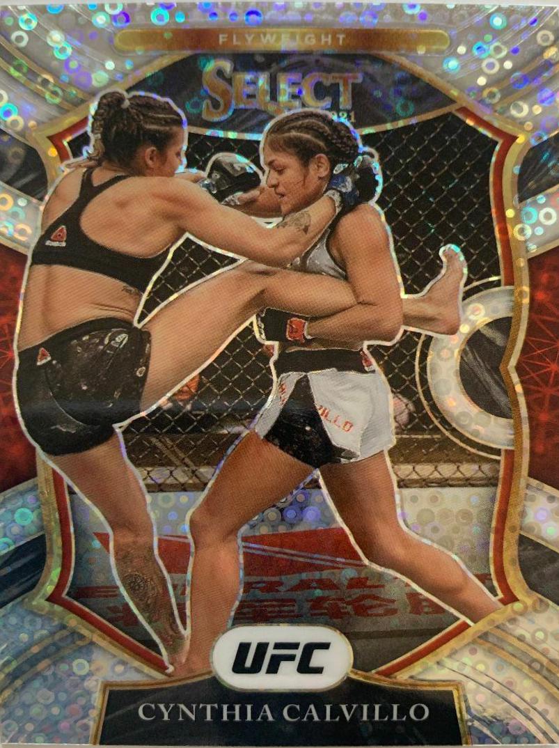 Cynthia Calvillo 2021 Panini Select UFC Concourse #70 Silver