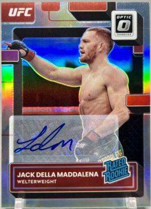 Jack Della Maddalena 2023 Panini Donruss Optic UFC Base Rated Rookies Signatures #144 Holo