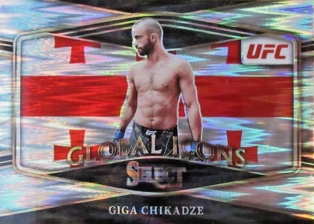 Giga Chikadze 2022 Panini Select UFC Global Icons #18 Flash