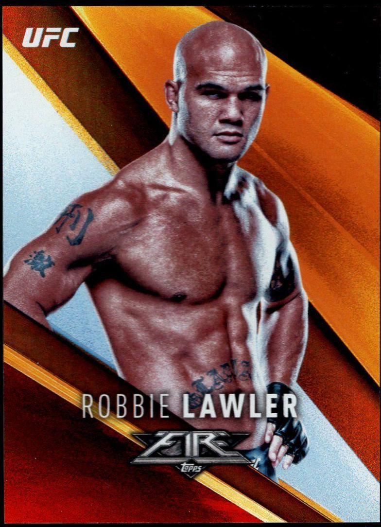 Robbie Lawler 2017 Topps UFC Fire Base #24 Red