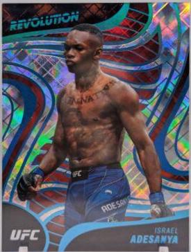 Israel Adesanya 2023 Panini Chronicles UFC Revolution #25 Cosmic