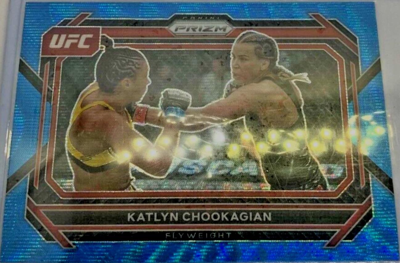 Katlyn Cerminara 2023 Panini Prizm UFC Base #35 Blue Wave