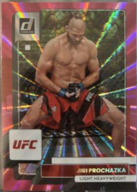 Jiri Prochazka 2023 Panini Donruss UFC Base #14 Pink Laser