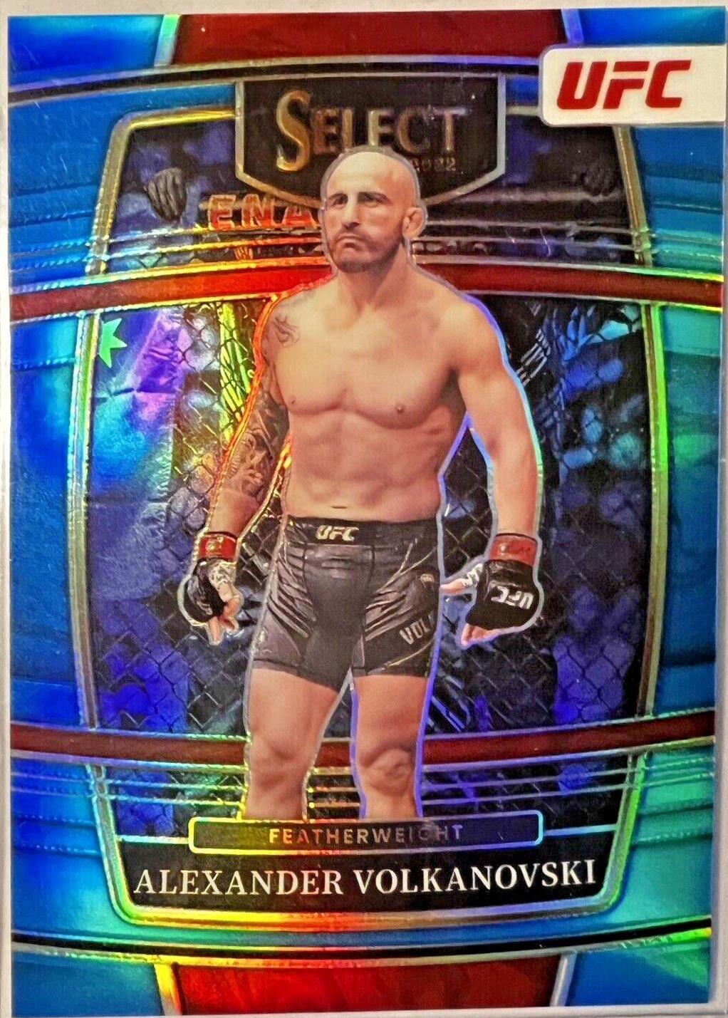 Alexander Volkanovski 2022 Panini Select UFC Concourse #15 Light Blue