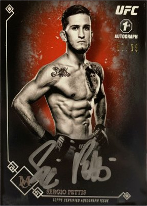 Sergio Pettis 2017 Topps Museum Collection UFC Museum Autographs #MA-SE Copper