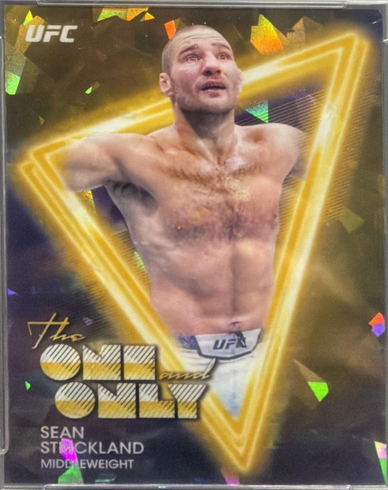 Sean Strickland 2025 Topps Midnight UFC The One and Only #OO-13 Daybreak