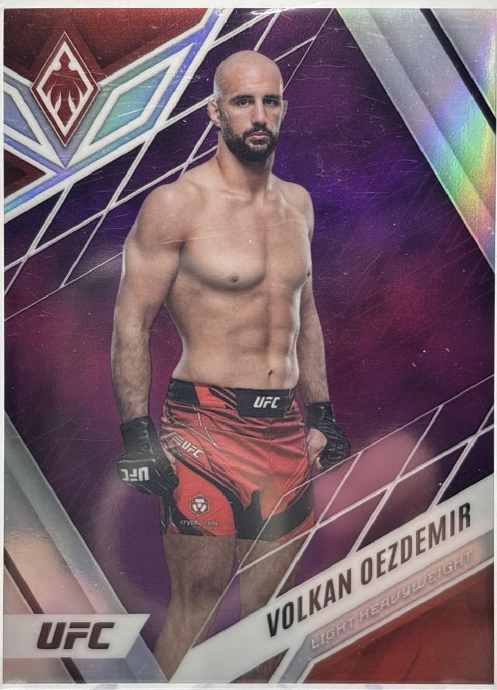 Volkan Oezdemir 2023 Panini Chronicles UFC Base Phoenix #322 Purple