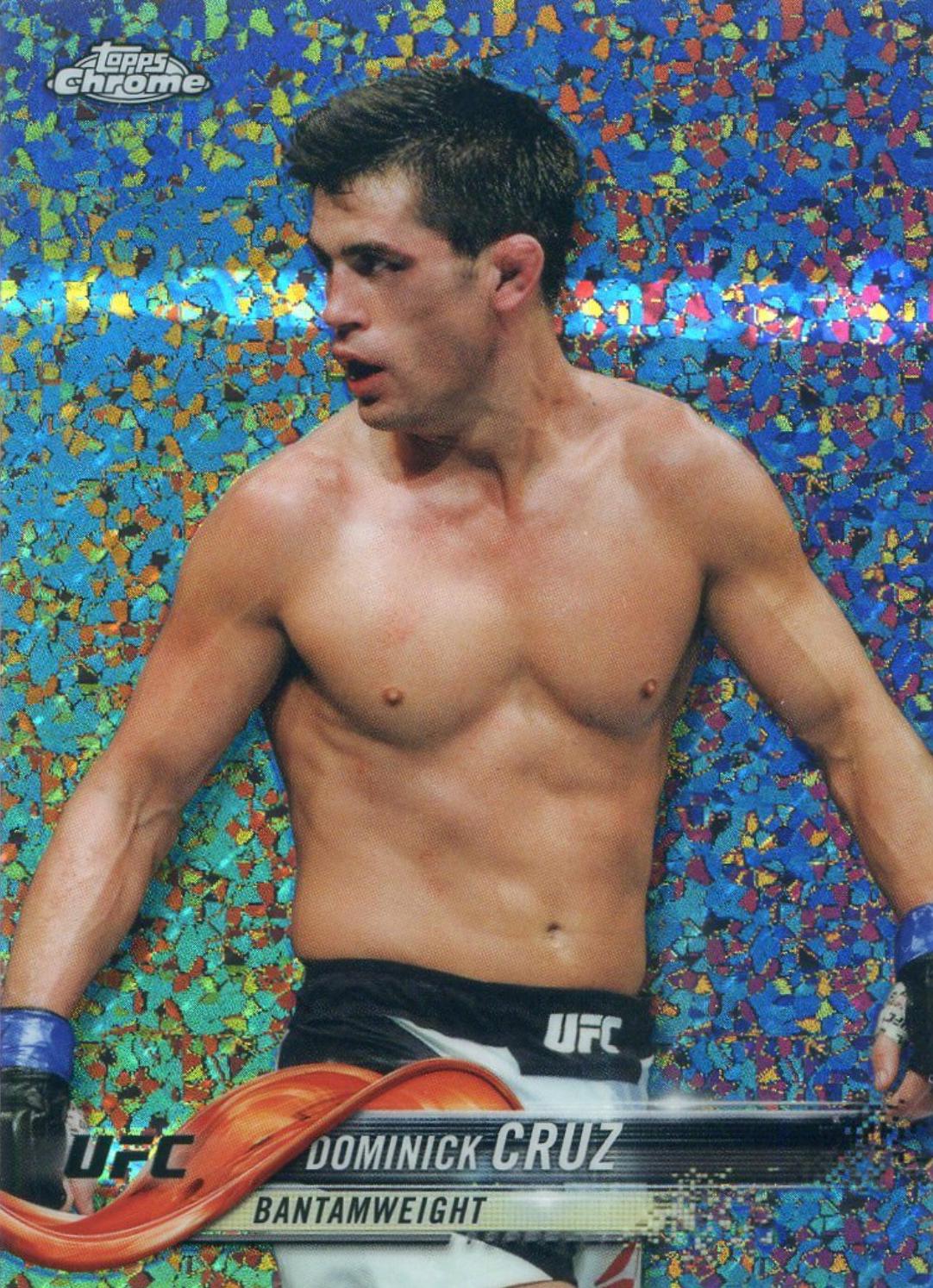 Dominick Cruz 2018 Topps Chrome UFC Base #89 Diamond Hot Box