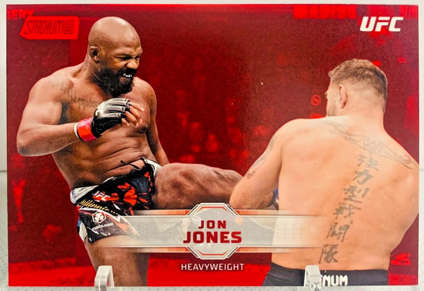 Jon Jones 2026 Topps Stadium Club UFC Base #4 Red