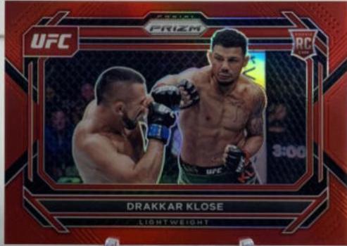 Drakkar Klose 2023 Panini Prizm UFC Base #100 Red