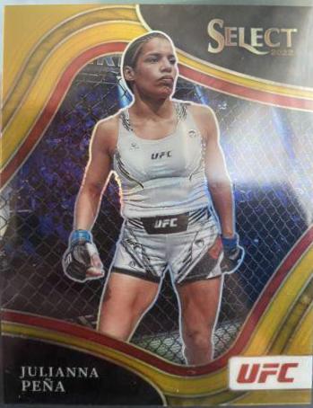 Julianna Peña 2022 Panini Select UFC Octagonside #281 Gold