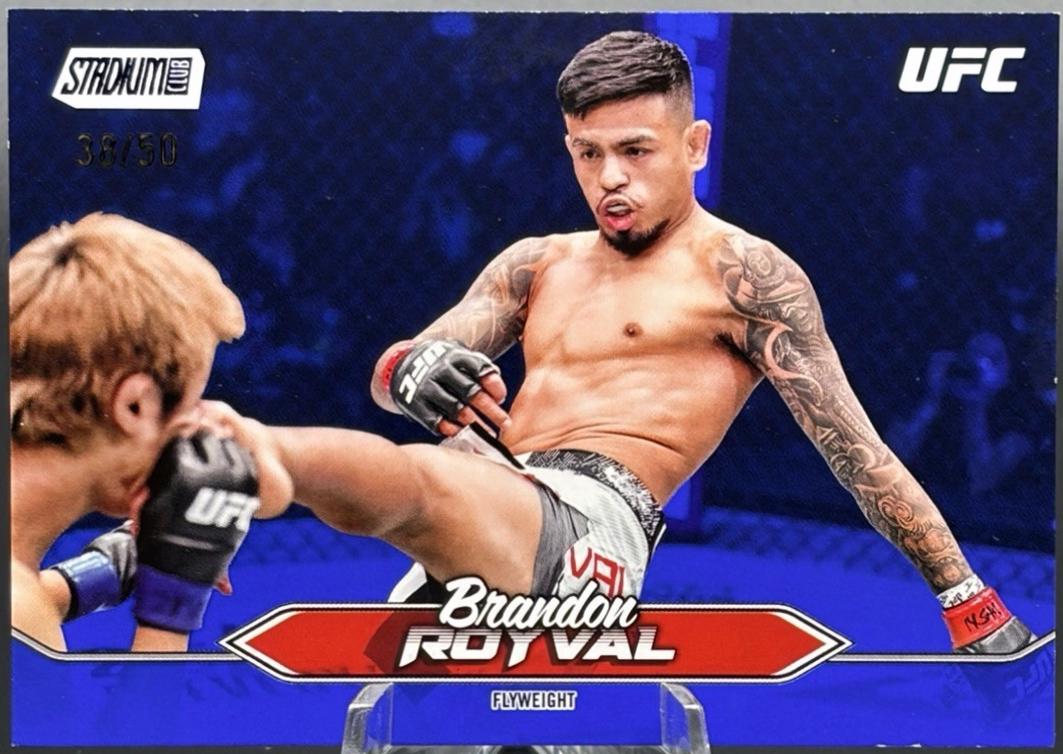 Brandon Royval 2025 Topps Stadium Club UFC Base #39 Blue
